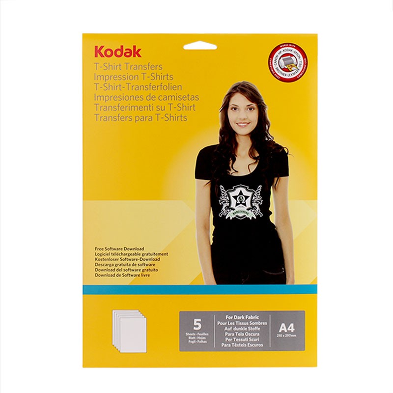 Hartie transfer termic Kodak A4, pentru tricouri negre - imagine 4